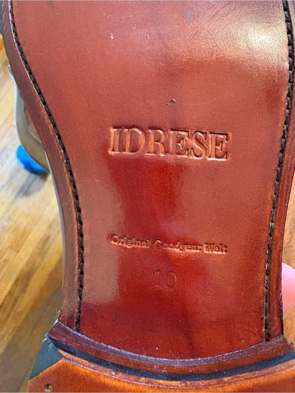 IDRESE Andre Men’s Leather Dress Shoes Size 10 NEW